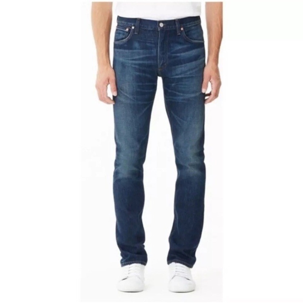 CITIZENS of HUMANITY BOWERY Standard Slim Jean Stretch Hester Wash Size 31 Blue